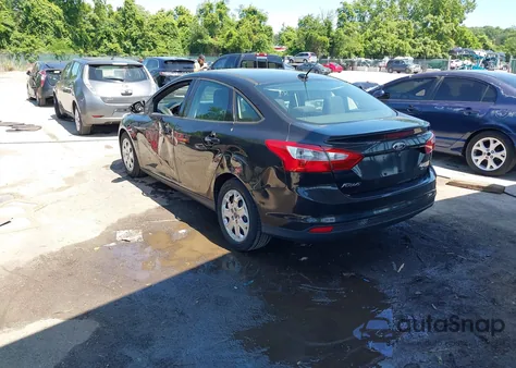 2012 Ford Focus Se from USA, damaged, VIN 1FAHP3F25CL347759